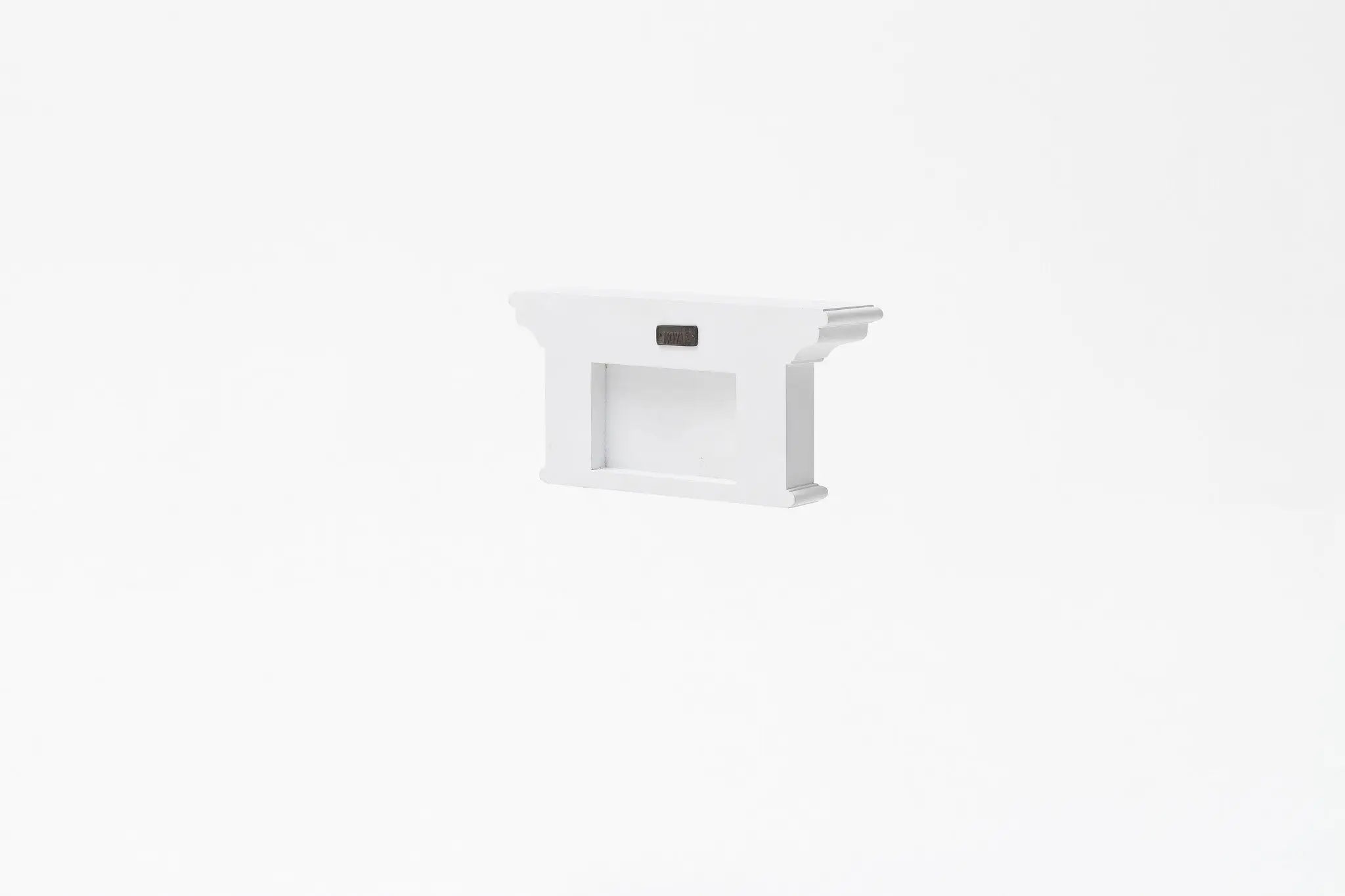 Classic White Two Hook Hanging Coat Rack Homeroots Organization