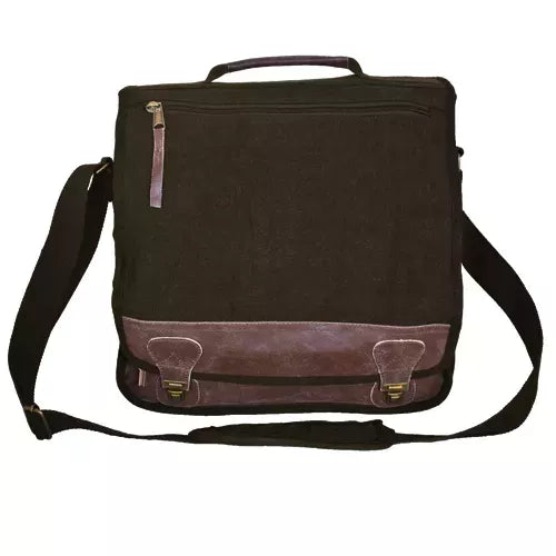 "Classic" Euro-Style Messenger Bag - Vintage Brown Fox Outdoor