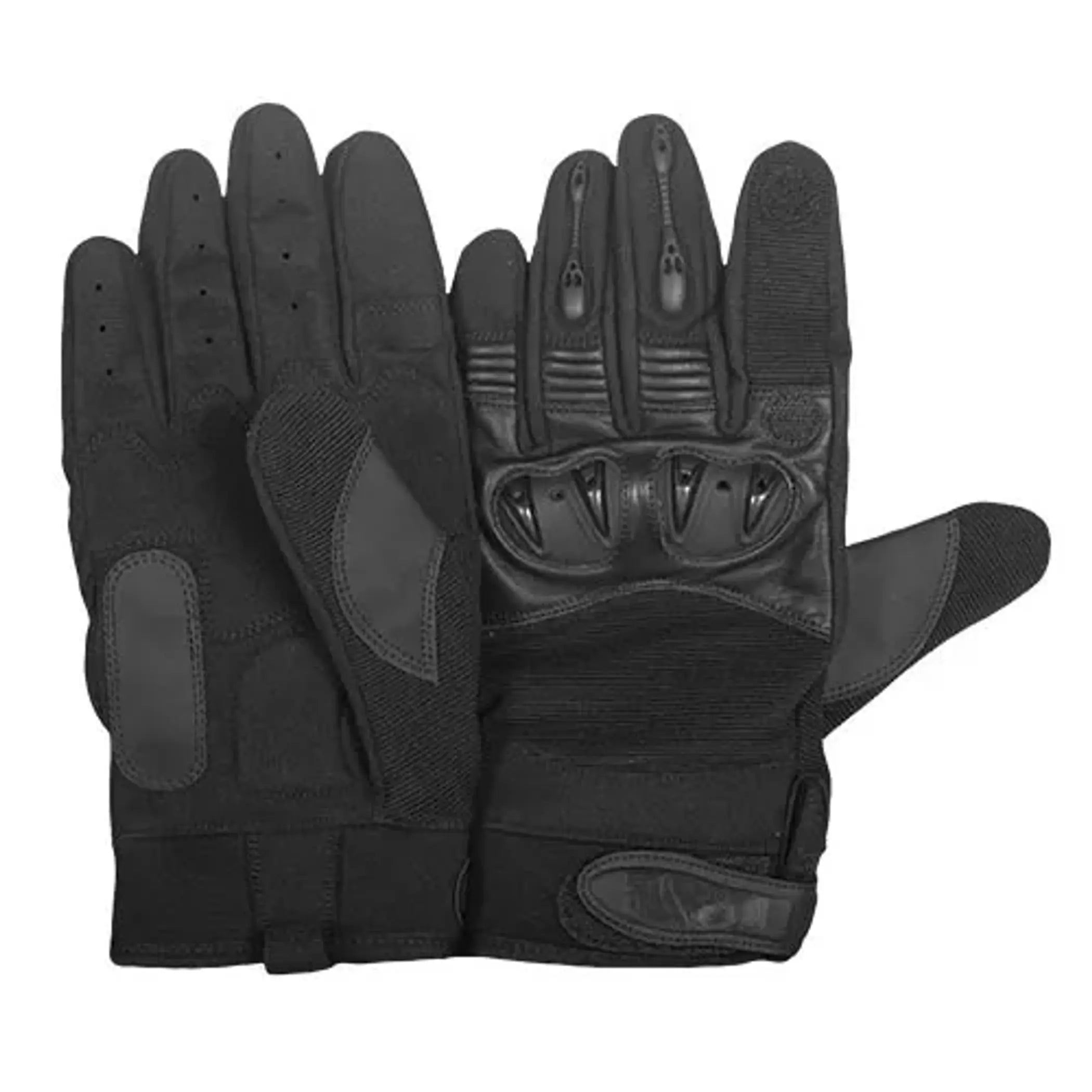Clawed Hard Knuckle Shooter's Gloves - Black Fox Outdoor