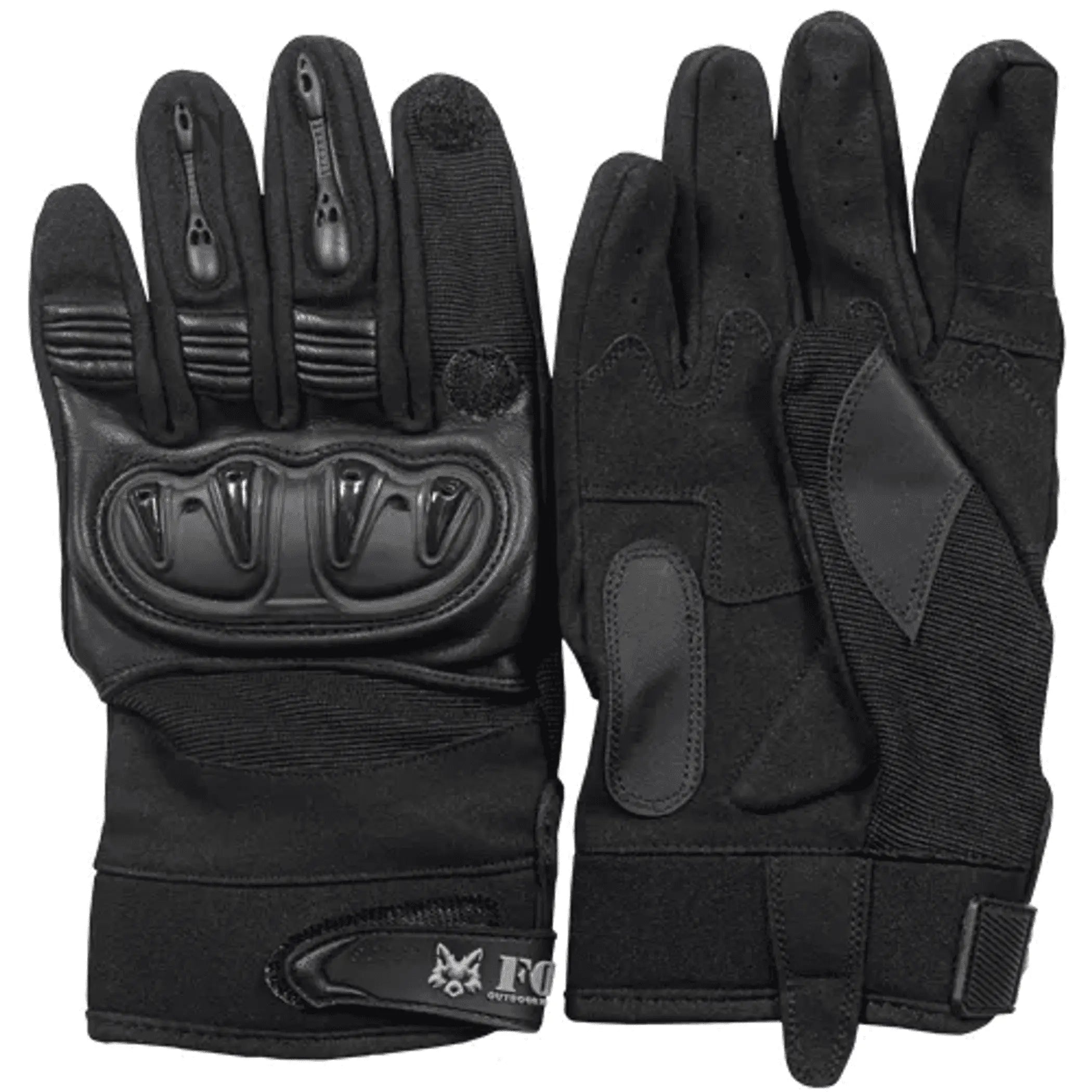 Clawed Hard Nuckle Shooter's Glove - Black Fox Outdoor