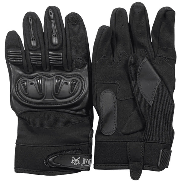 Clawed Hard Nuckle Shooter's Glove - Black Fox Outdoor