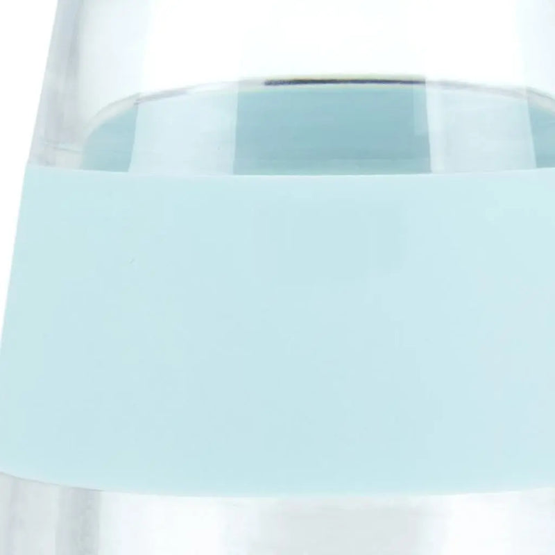 Clear And Blue Tritan Plastic Convex Curve Shape Stemless All Purpose Wine Glass Homeroots Kitchen & Dining