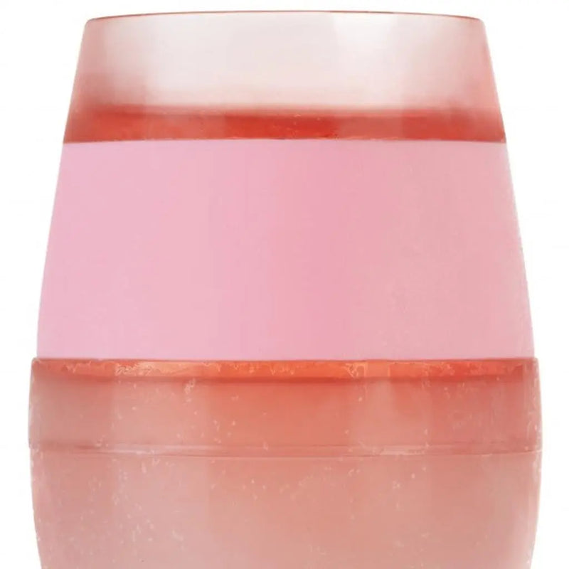 Clear And Pink Tritan Plastic Convex Curve Shape Stemless All Purpose Wine Glass Homeroots Kitchen & Dining