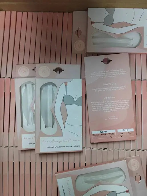 Clear Bra Straps Circle Circle Dot Dot