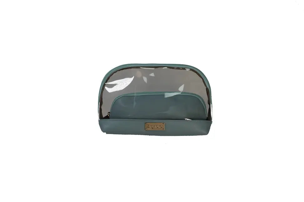 Clear Toiletry Bag Set 2 Bags Signare USA
