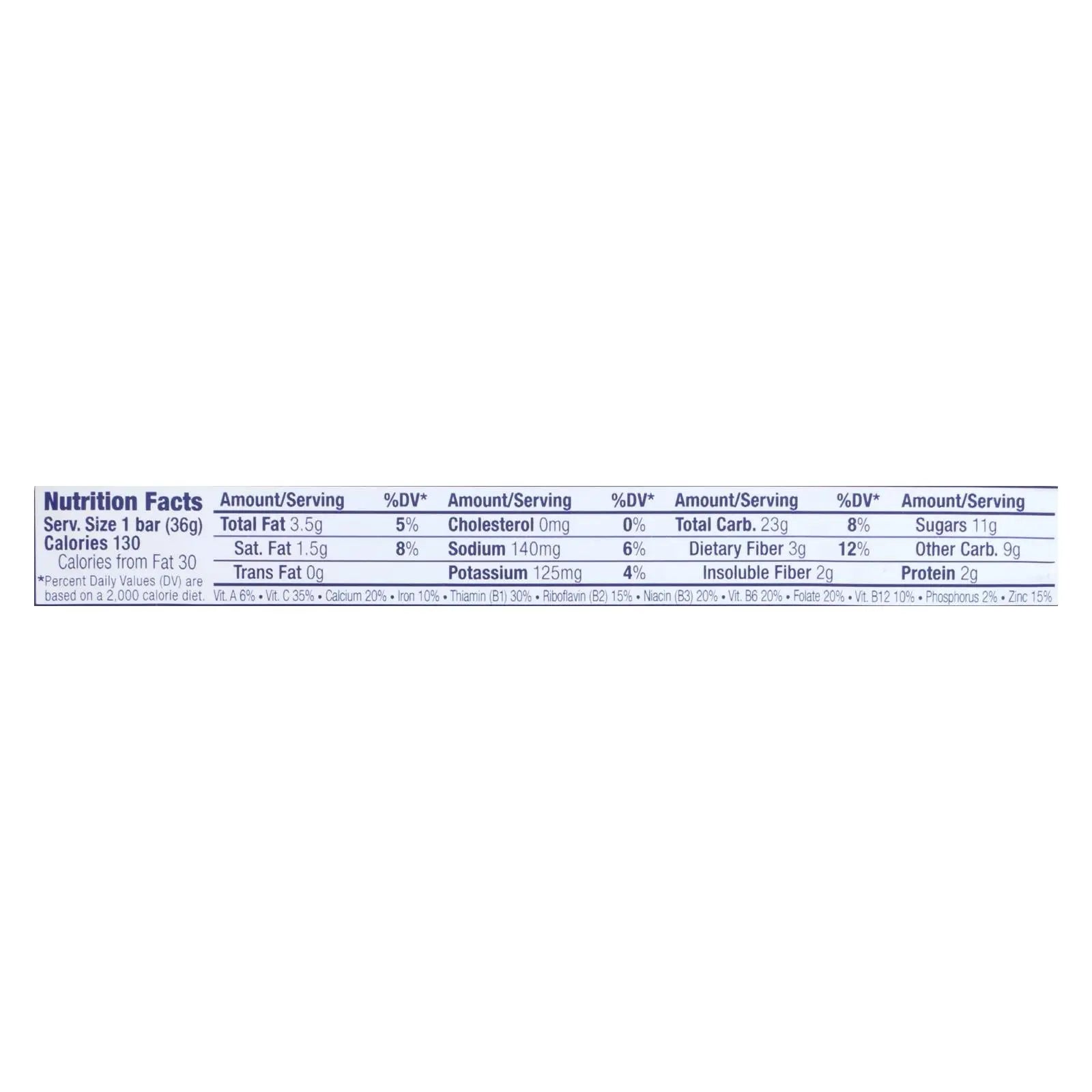 Clif Bar Zbar - Organic Chocolate Brownie - Case Of 18 - 1.27 Oz Clif Bar