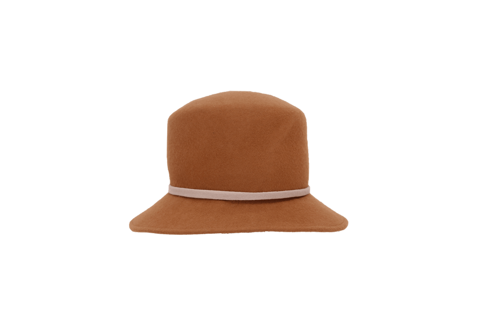 Cloche Brown Hat Maskup Corporation