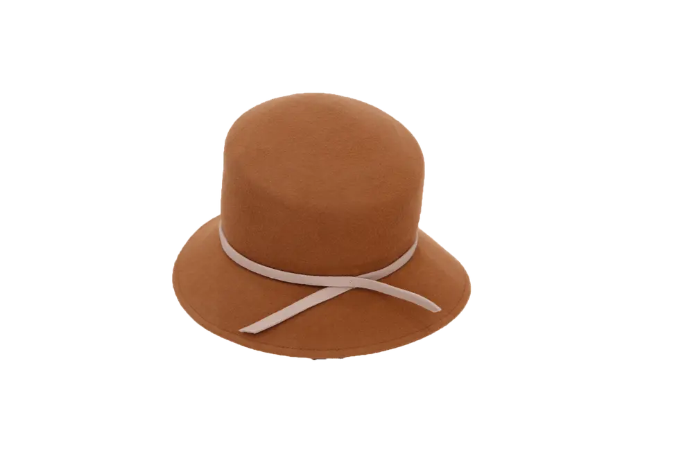 Cloche Brown Hat Maskup Corporation