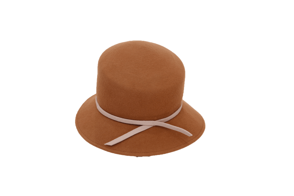 Cloche Brown Hat Maskup Corporation
