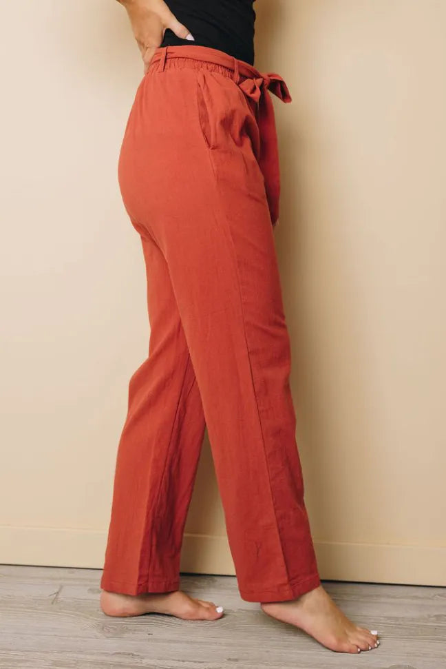 Clorinda Wide Leg Pants Stay Warm in Style