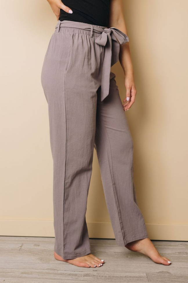 Clorinda Wide Leg Pants Stay Warm in Style