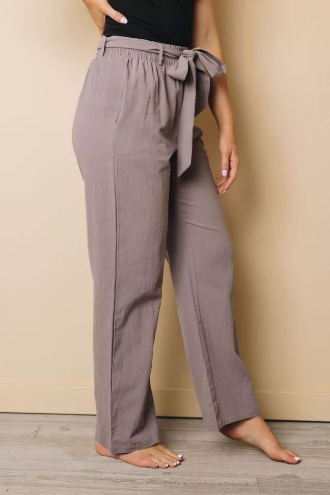 Clorinda Wide Leg Pants Stay Warm in Style