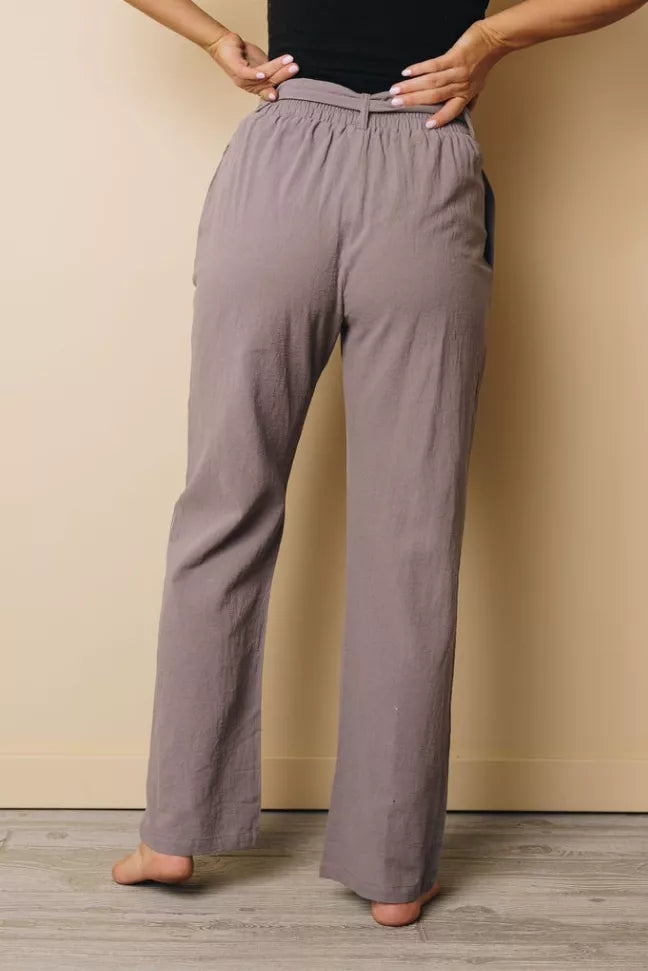 Clorinda Wide Leg Pants Stay Warm in Style