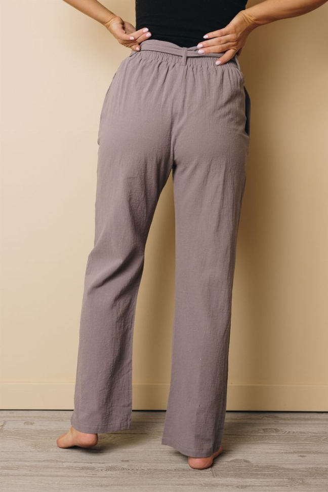 Clorinda Wide Leg Pants Stay Warm in Style