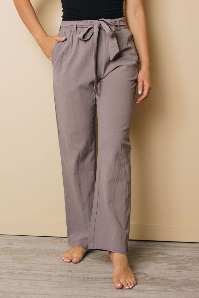 Clorinda Wide Leg Pants Stay Warm in Style