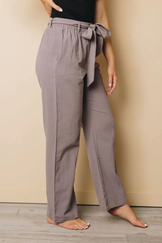 Clorinda Wide Leg Pants Stay Warm in Style