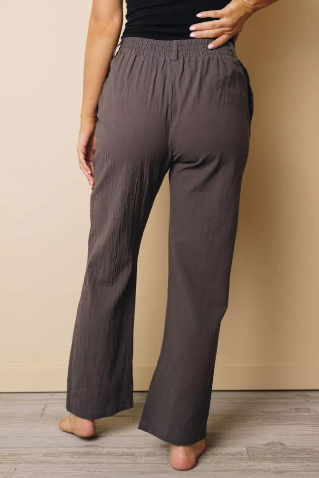 Clorinda Wide Leg Pants Stay Warm in Style
