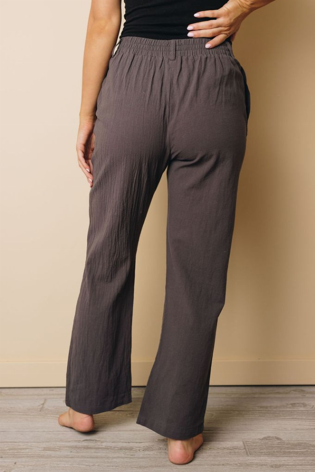 Clorinda Wide Leg Pants Stay Warm in Style