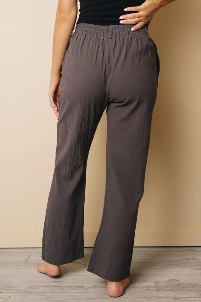 Clorinda Wide Leg Pants Stay Warm in Style