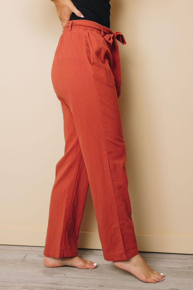 Clorinda Wide Leg Pants Stay Warm in Style