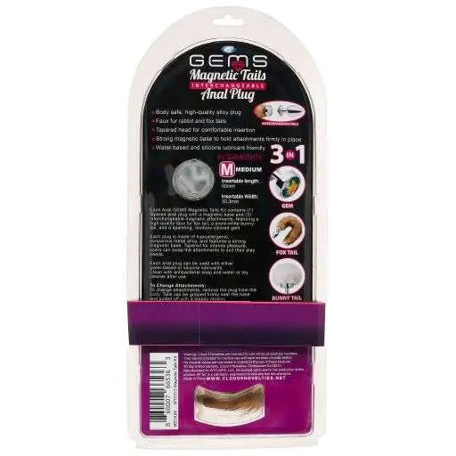 Cloud-9-Magnetic-Tails-Kit-Medium-Anal-Gems-Line-Cloud-9-Novelties-335419215