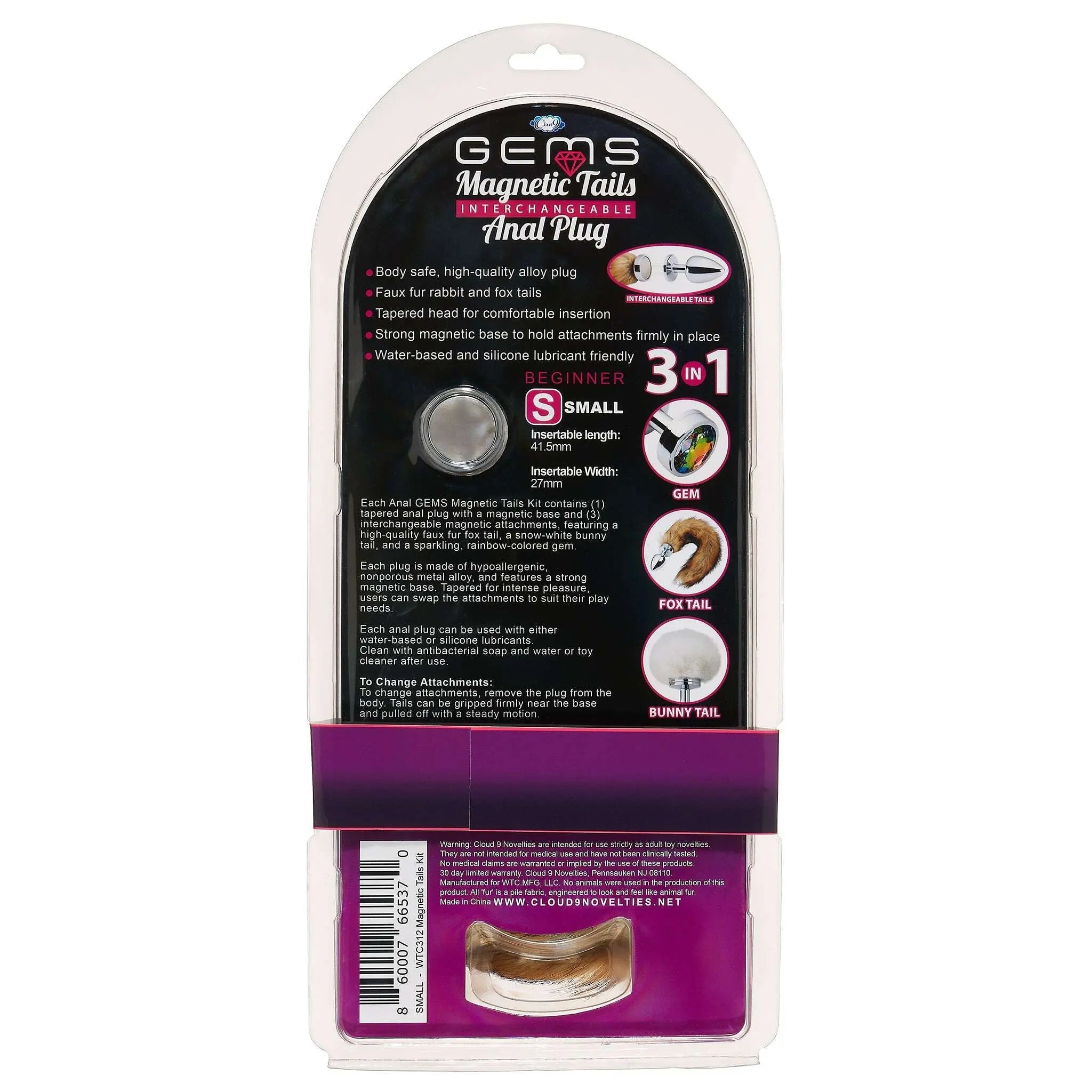 Cloud-9-Magnetic-Tails-Kit-Small-Anal-Gems-Line-Cloud-9-Novelties-335418781