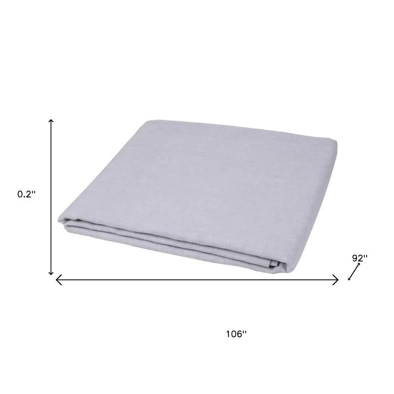 Cloud Linen Full Double Flat Sheet Homeroots Bed & Bath