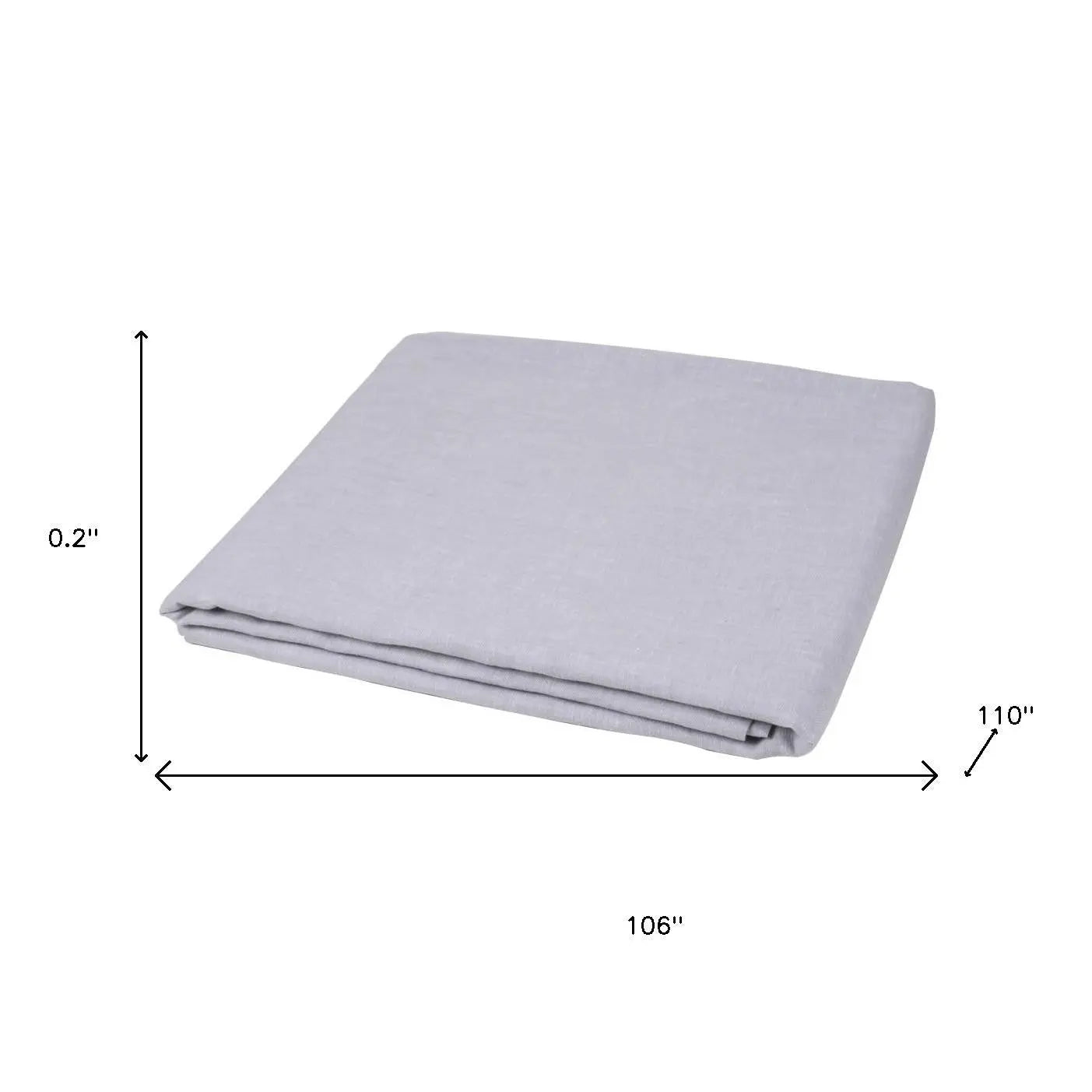 Cloud Linen King Flat Sheet Homeroots Bed & Bath