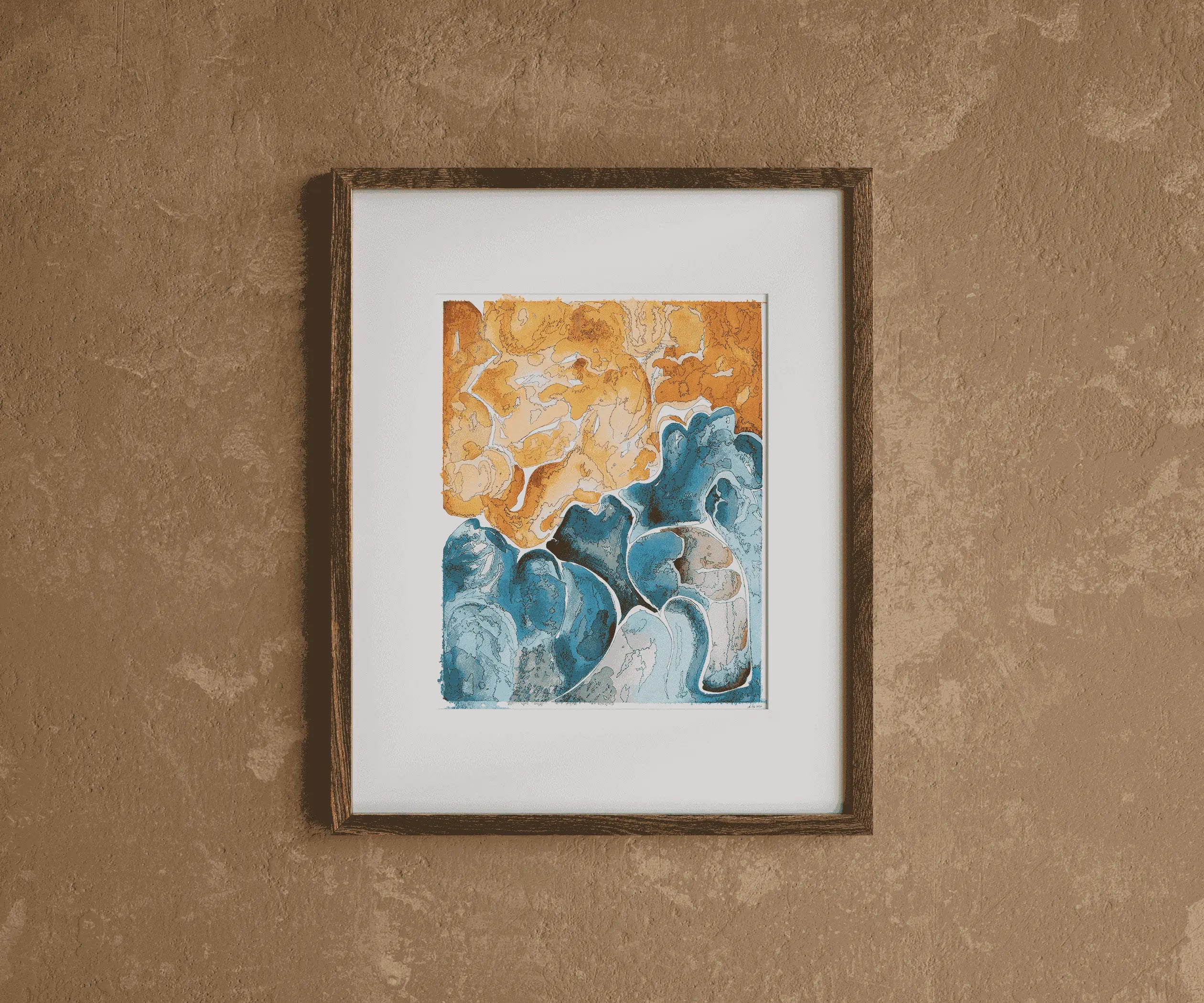 Cloudy Blooms The Crafted Prints