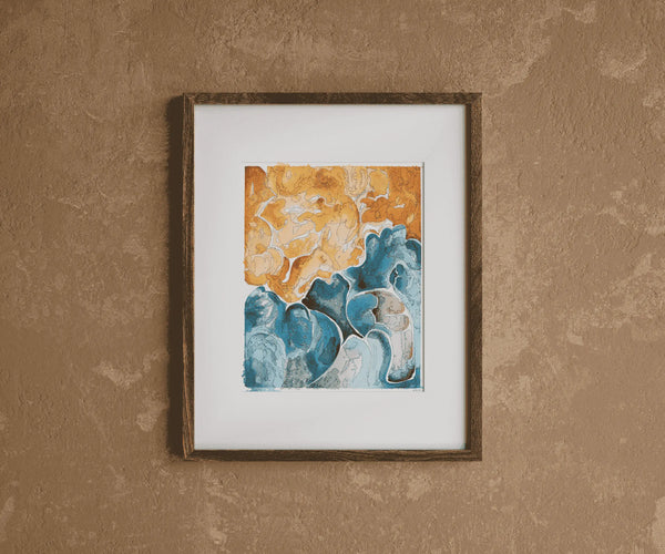 Cloudy Blooms The Crafted Prints
