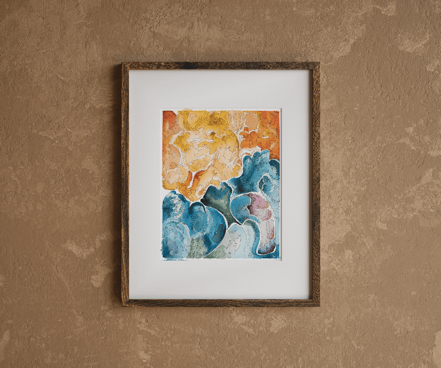 Cloudy Blooms The Crafted Prints