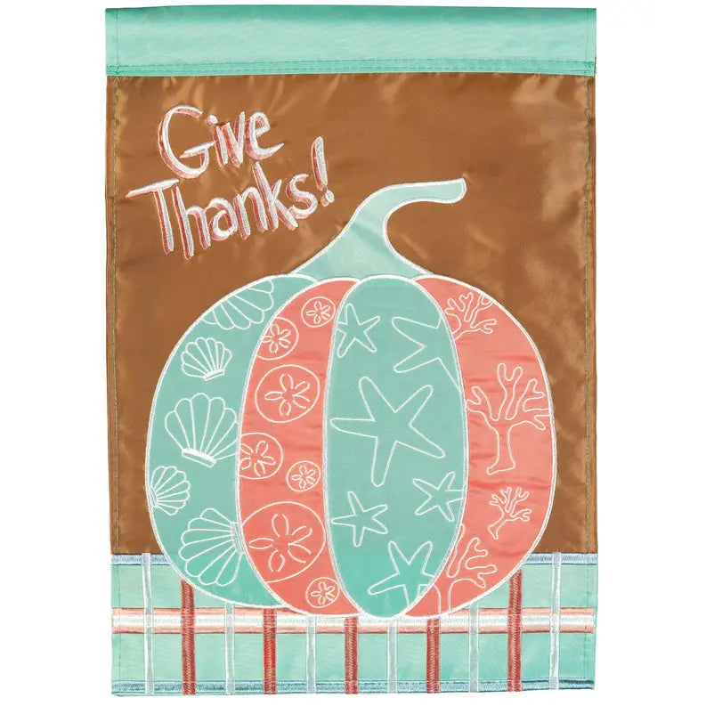 Coastal Thanksgiving Flag Poly Dicksons Inc