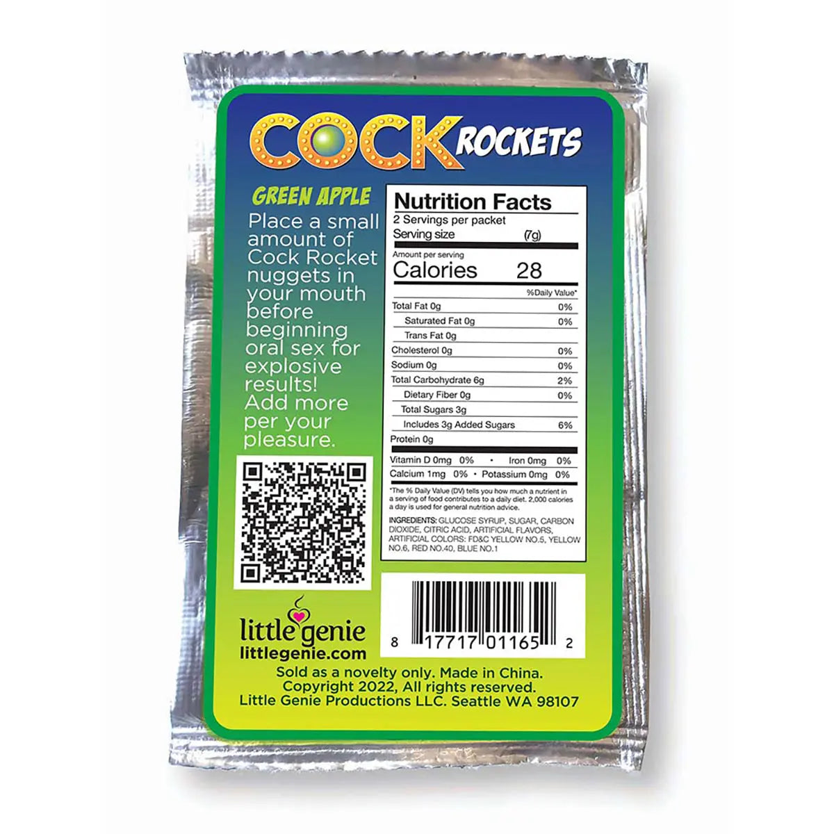 Cock Rockets Assorted Flavor Display Little Genie