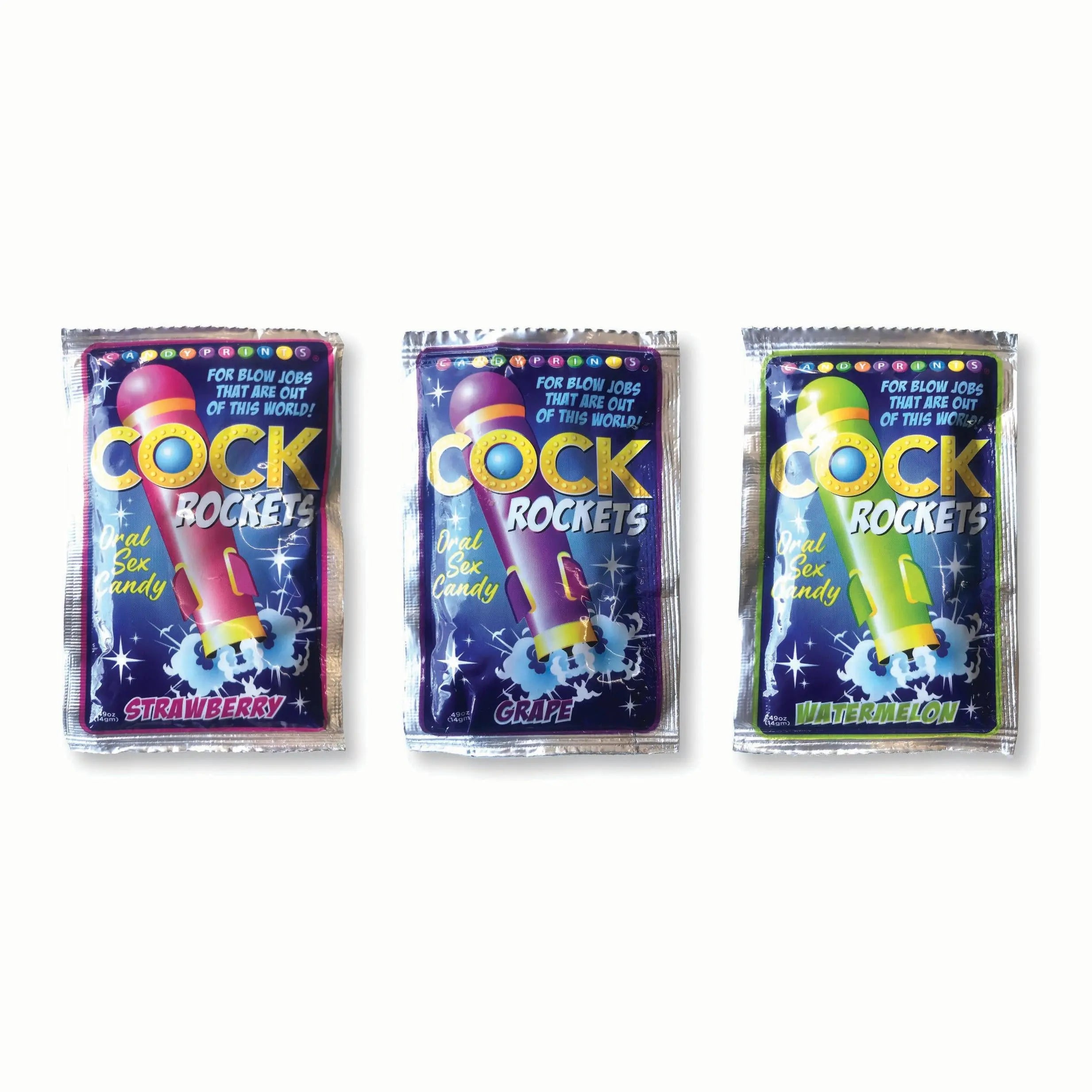 Cock Rockets Oral Sex Candy Display 36pc - GreatEagleInc
