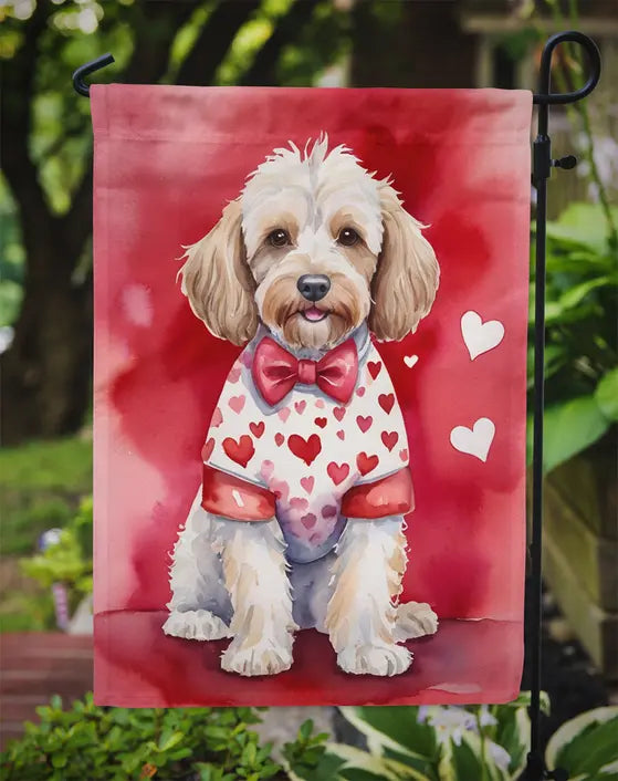 Cockapoo My Valentine Garden Flag Caroline's Treasures