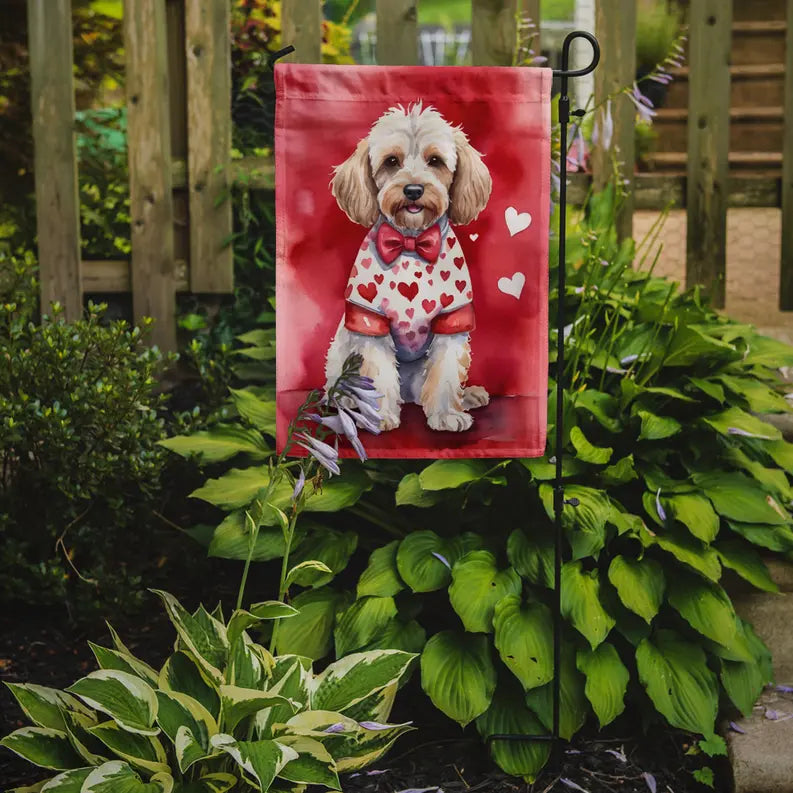 Cockapoo My Valentine Garden Flag Caroline's Treasures