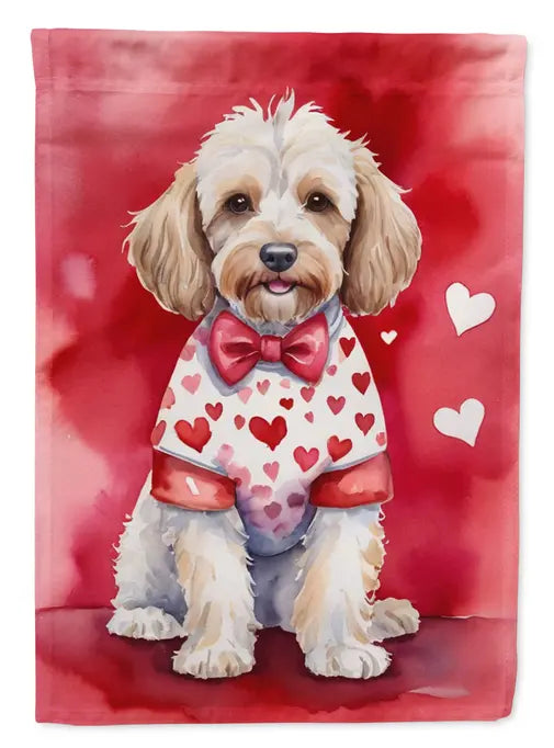 Cockapoo My Valentine Garden Flag Caroline's Treasures
