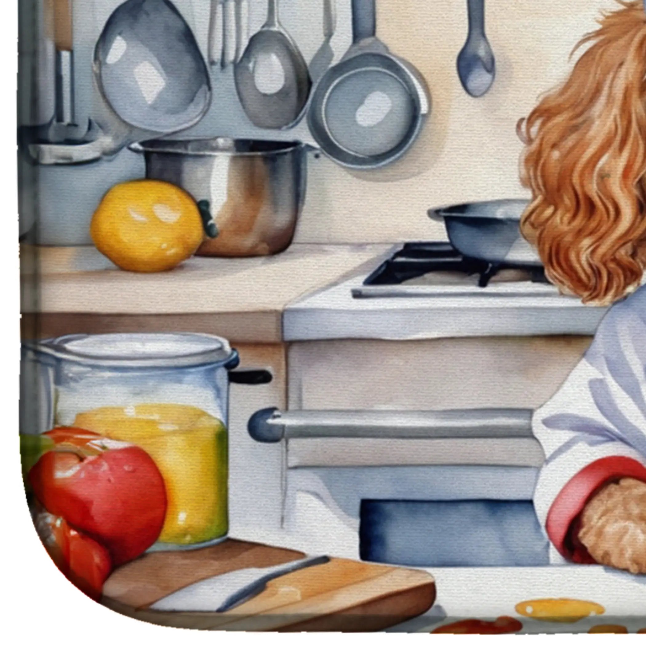 Cockapoo The Chef Dish Drying Mat Caroline's Treasures