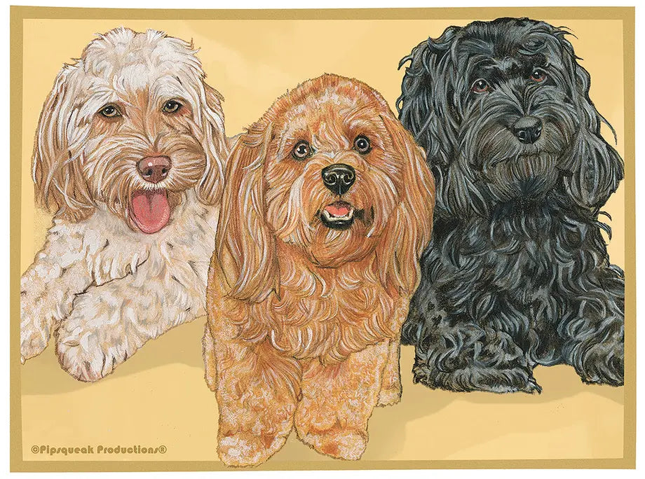 Cockapoos - Best of Breed Dog Breed Fleece Blanket Best of Breed