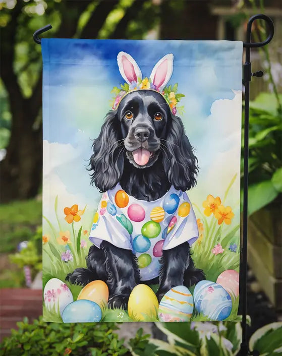 Cocker Spaniel Easter Egg Hunt Garden Flag Caroline's Treasures