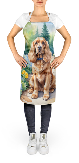 Cocker Spaniel Spring Path Apron Caroline's Treasures