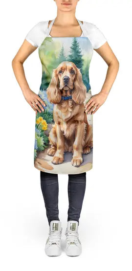 Cocker Spaniel Spring Path Apron Caroline's Treasures