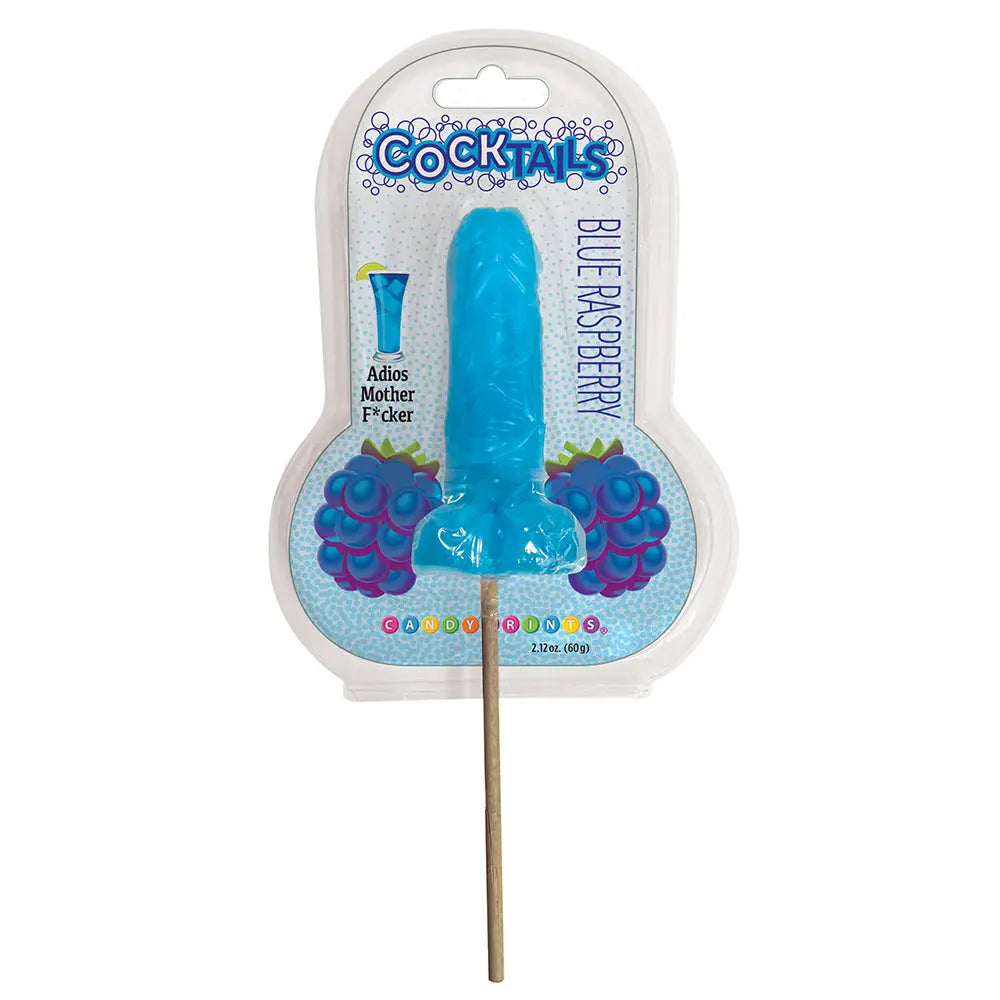 Cocktails 3D Lollipops Blue Raspeberry Little Genie