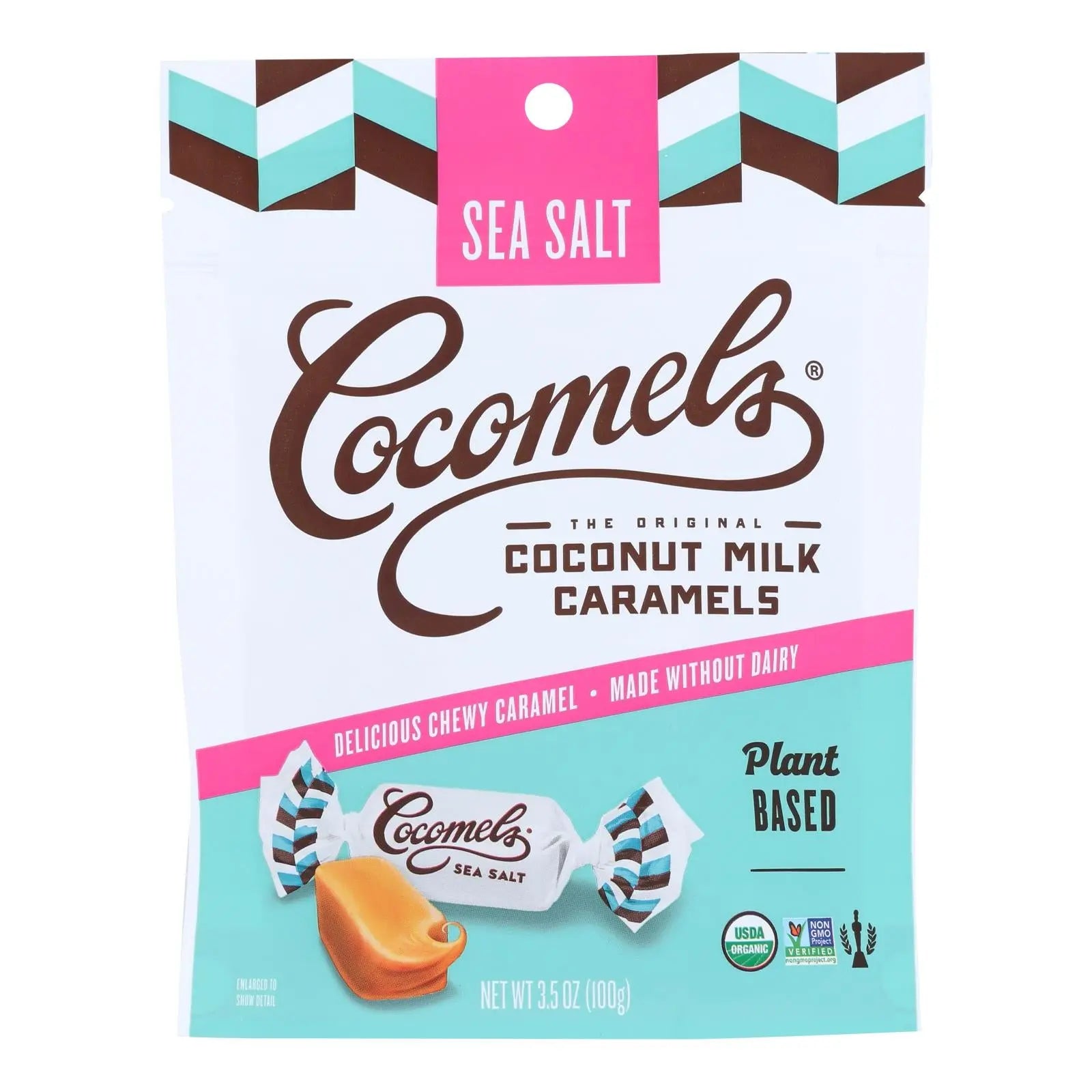 Cocomel - Organic Coconut Milk Caramels - Sea Salt - Case Of 6 - 3.5 Oz. Cocomels