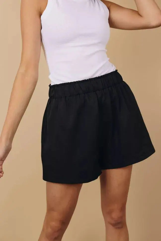 Coconut High Rise Shorts Stay Warm in Style