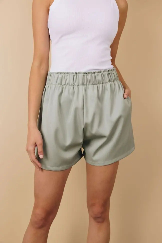 Coconut High Rise Shorts Stay Warm in Style
