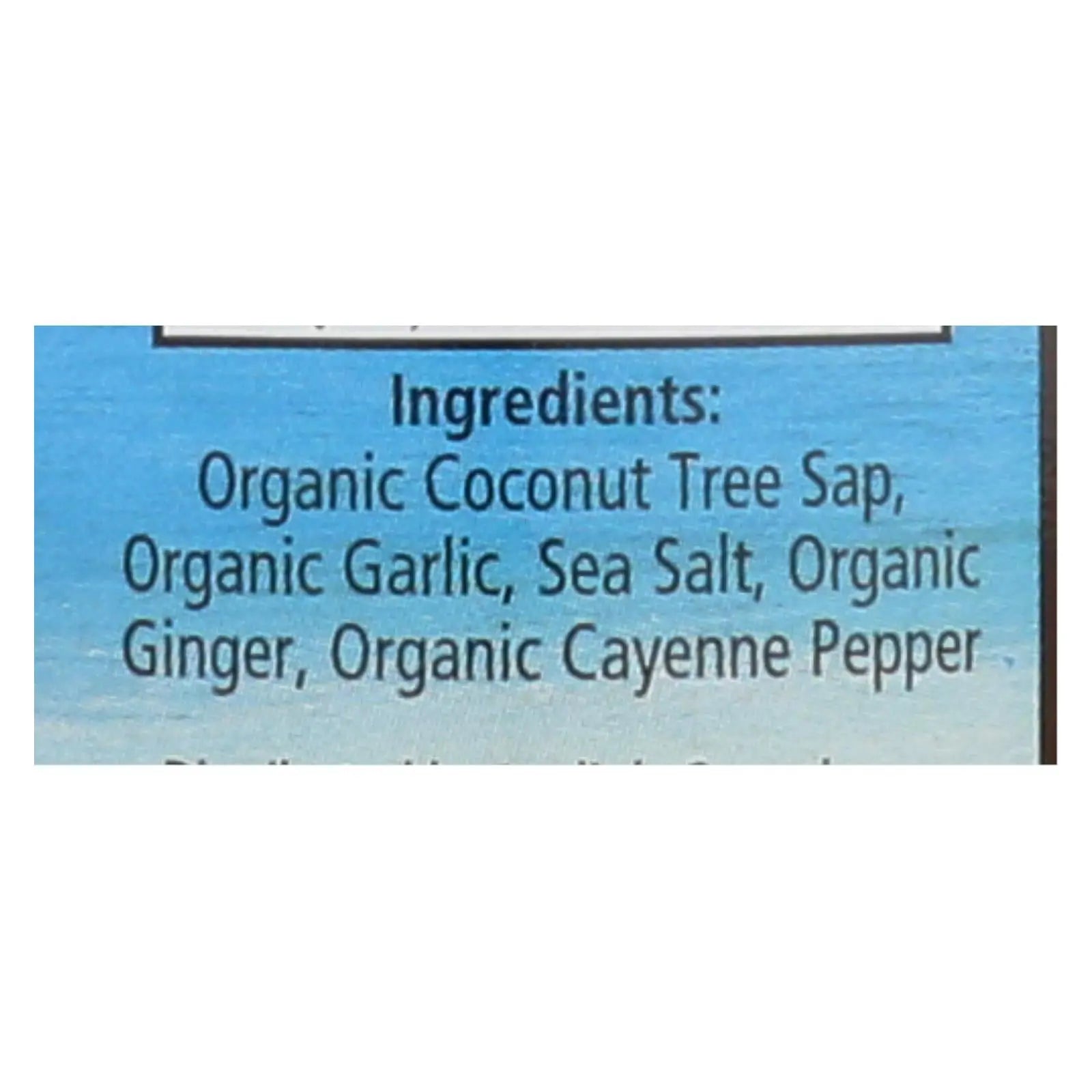 Coconut Secret - Coconut Aminos Garlic Sauce - Case Of 12 - 10 Fl Oz. Coconut Secret