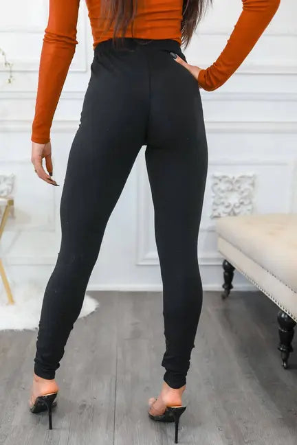 Code Shred Cut Out Destroyed Leggings SurelyMine