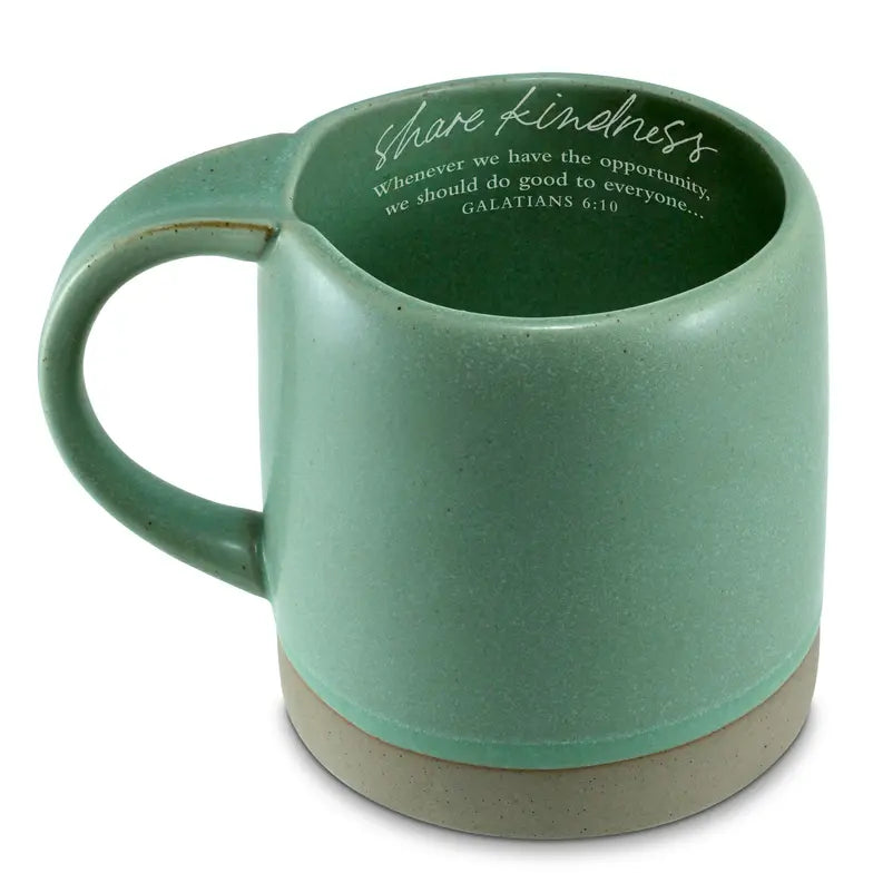 Coffee Mug Share Kindness Seafoam Green Dicksons Inc