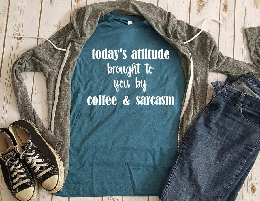 Coffee & Sarcasm Unisex Shirt BLN Designs